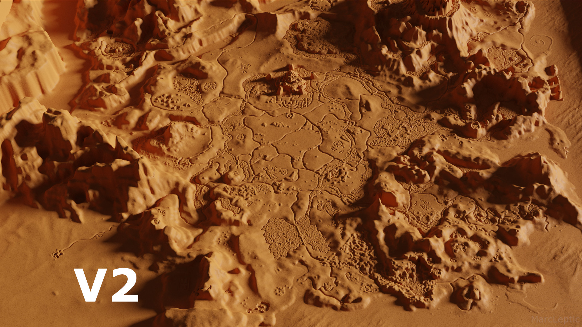 🗺️ Mapa del relieve de Hyrule de Zelda Breath Of The Wild・Archivo 3D ...