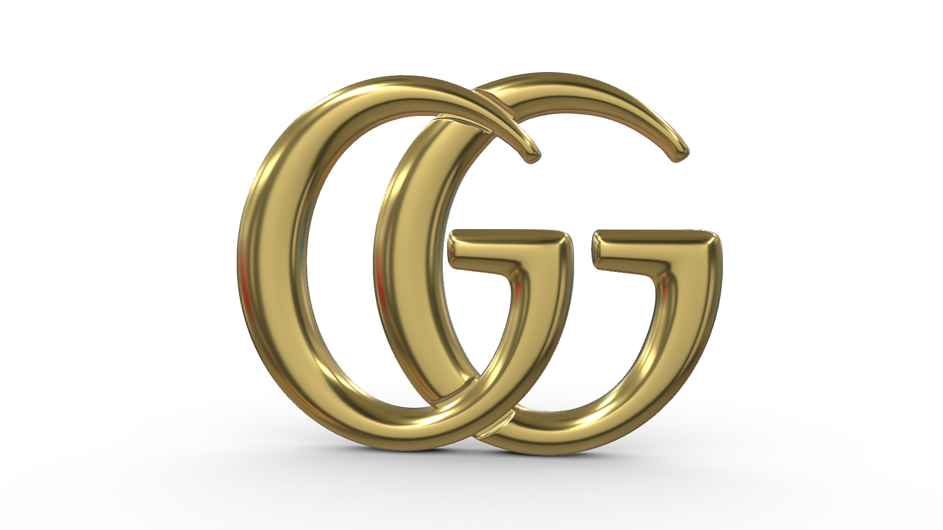 👗 gucci logo 3・ STL File for ・Cults