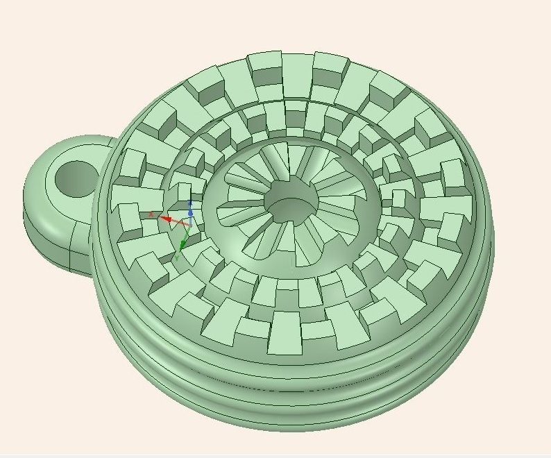 🗝️ Interlocked Keychain・Archivo STL Gratis para ・Cults