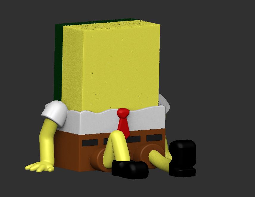 STL file SPONGE BOB SUPPORT 🧽 ・3D printer design to download・Cults