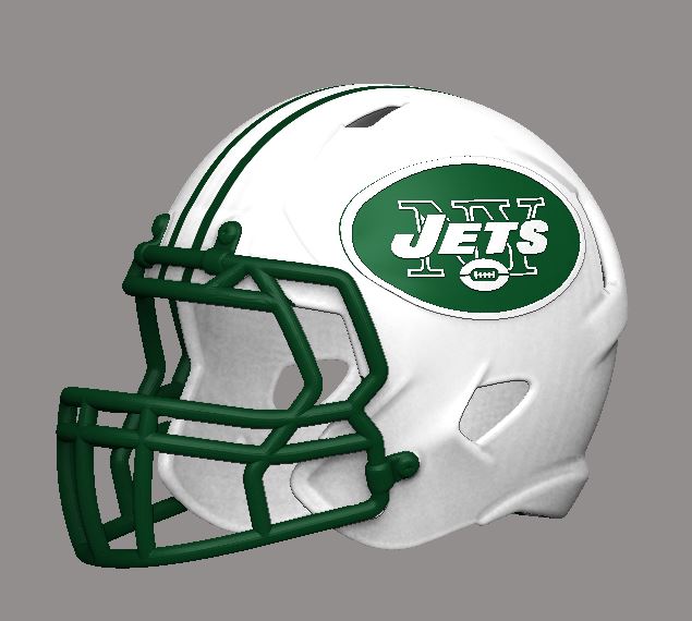 🆕 NFLニューヨーク・ジェッツNY・ STL ファイル（3Dプリント用）・Cults