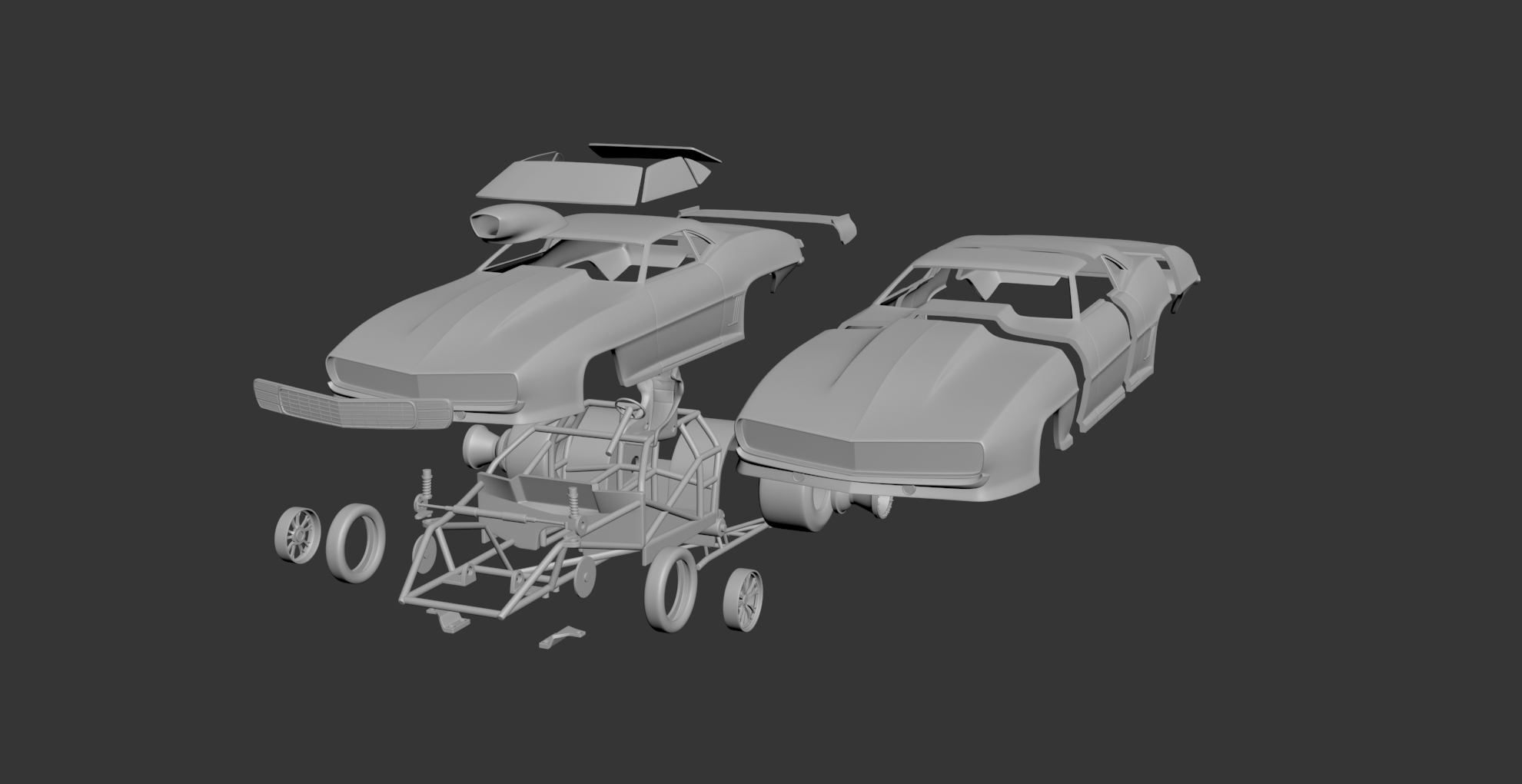 🚙 Chevrolet Camaro PRO MOD RACE CAR・ 3D File for ・Cults