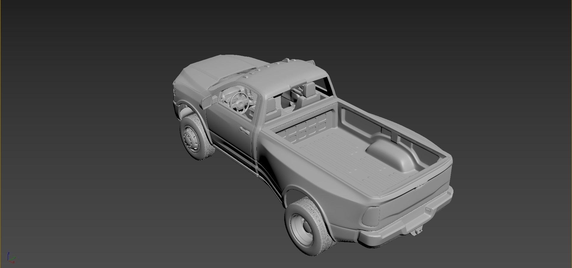 🐏 Dodge Ram 3500 2020 Regular Cab・ 3D File for ・Cults