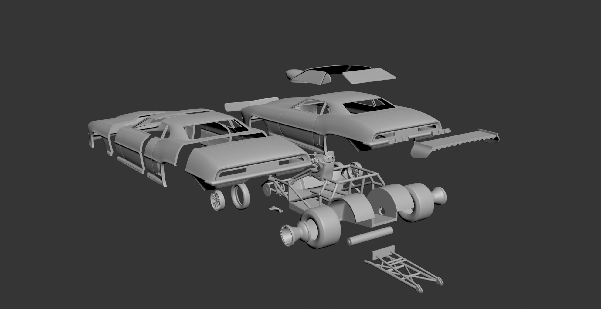 🚙 Chevrolet Camaro PRO MOD RACE CAR・ 3D File for ・Cults