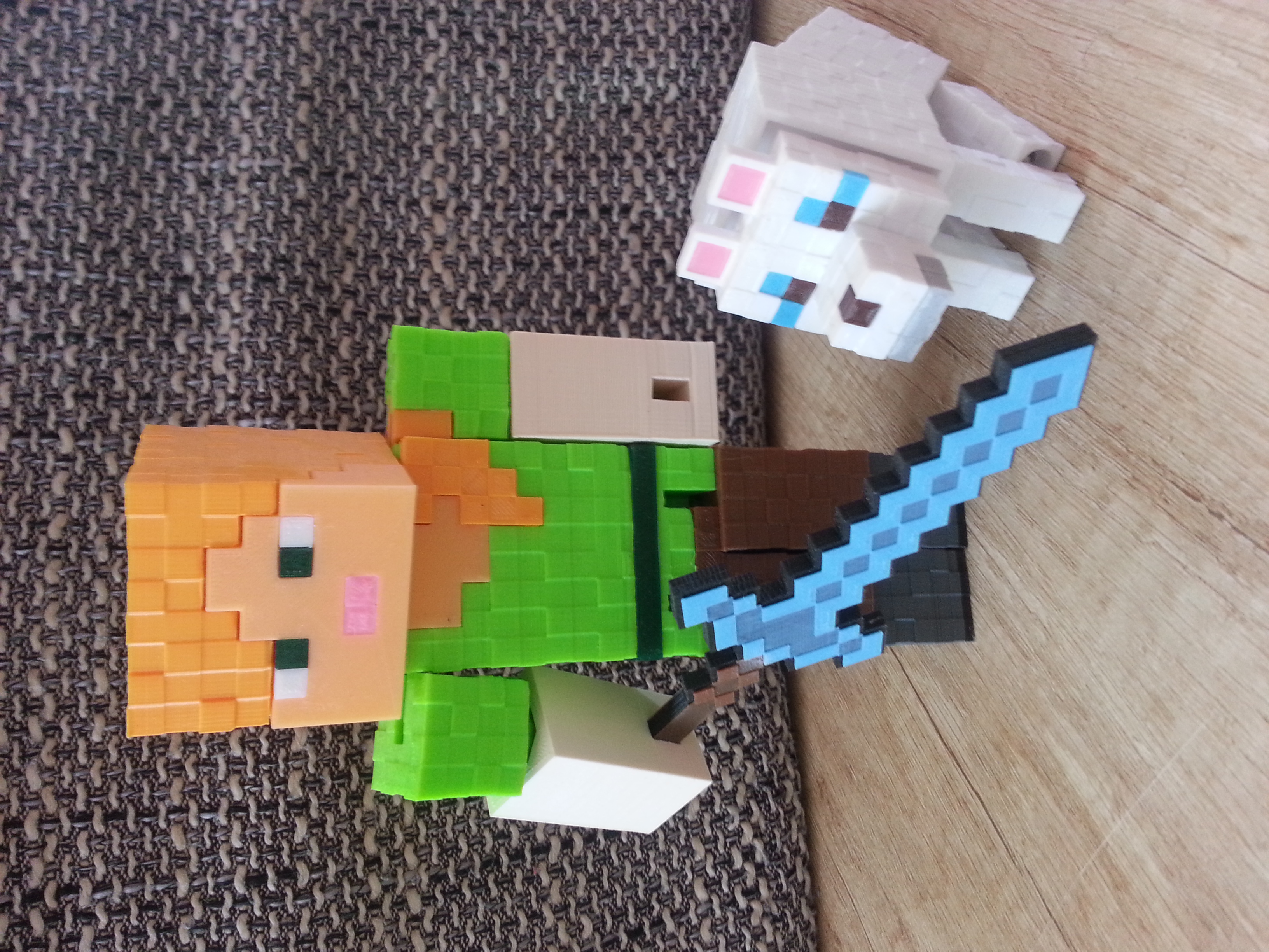  Minecraft Alex Archivo STL Para Cults