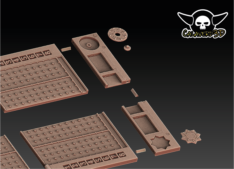 🩸 Mini blood bowl Stadium for 15mm miniatures・ STL File for ・Cults