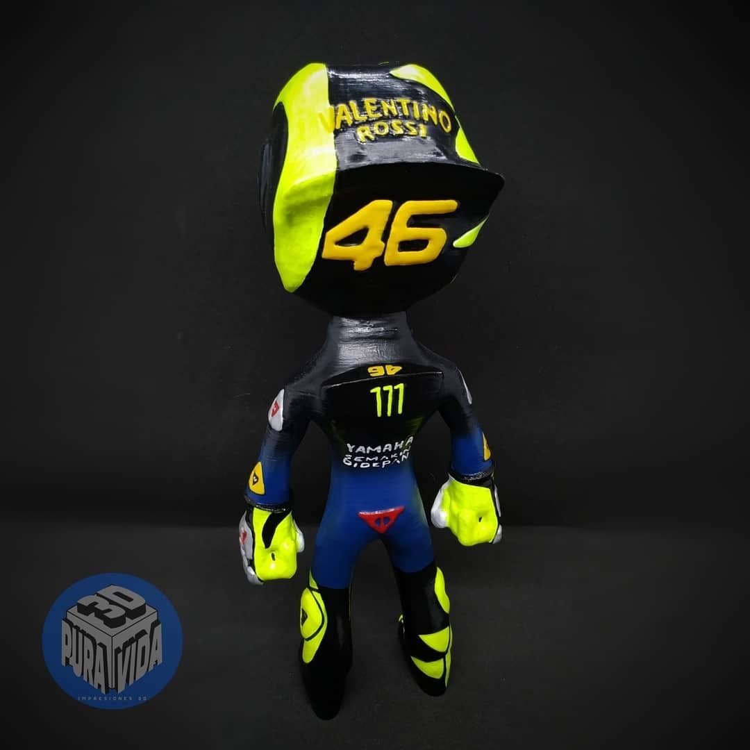 👽 Valentino Rossi・ STL File for ・Cults