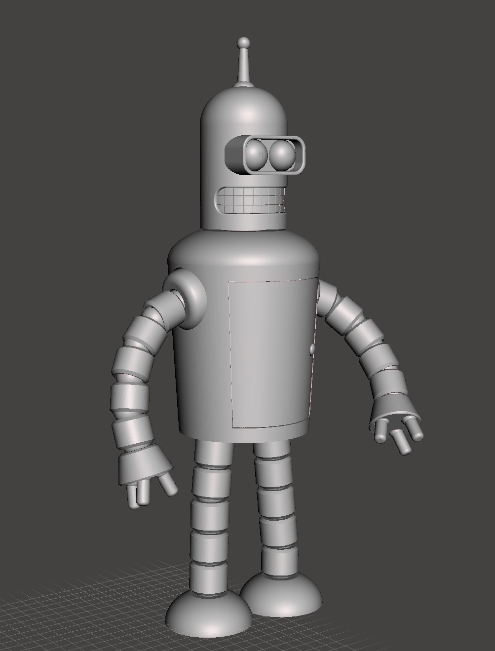 🤖 Bender - Articulated・Archivo 3D Gratis para ・Cults