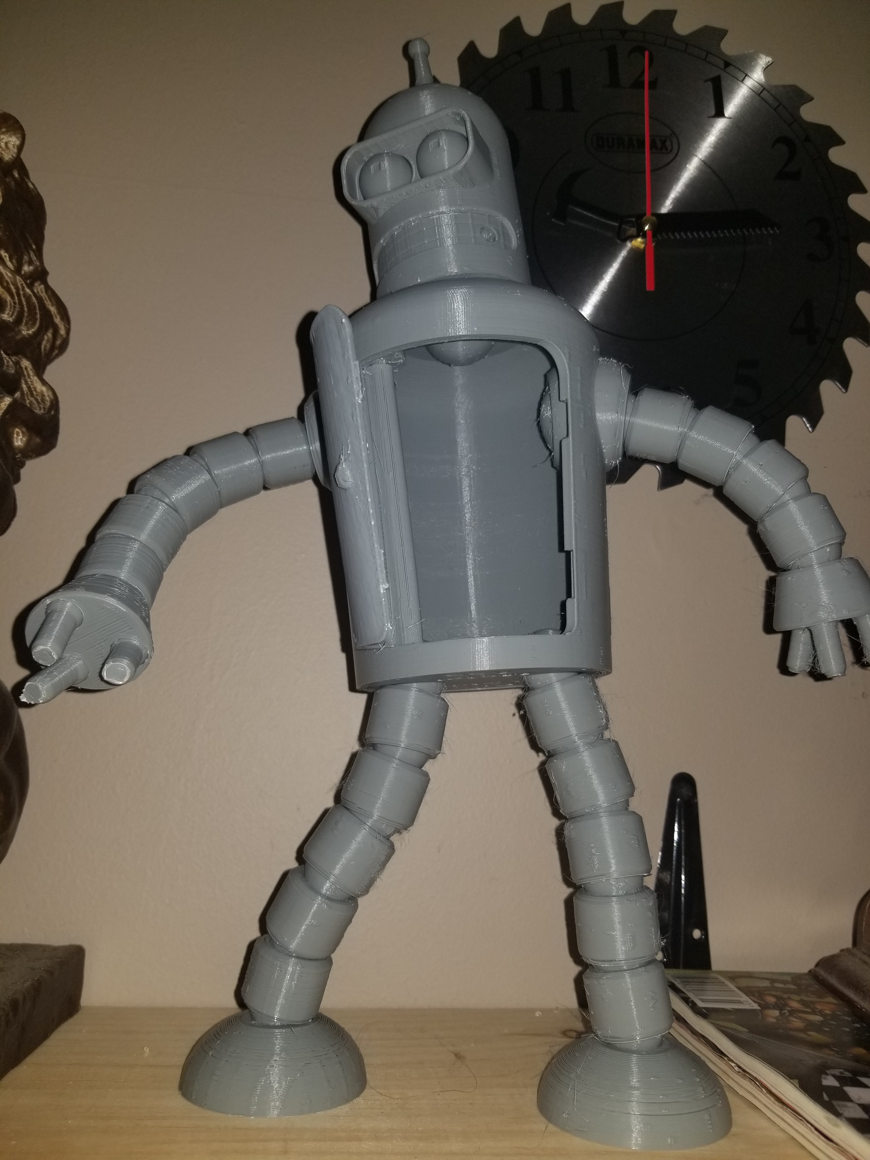 🤖 Bender - Articulated・Free 3D File for ・Cults