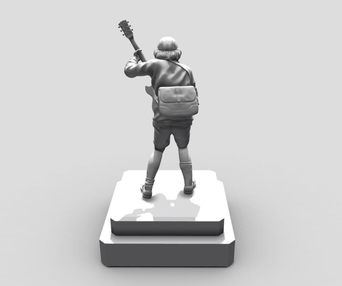 🎸 Angus young ACDC - 3dprinting・ STL File for ・Cults