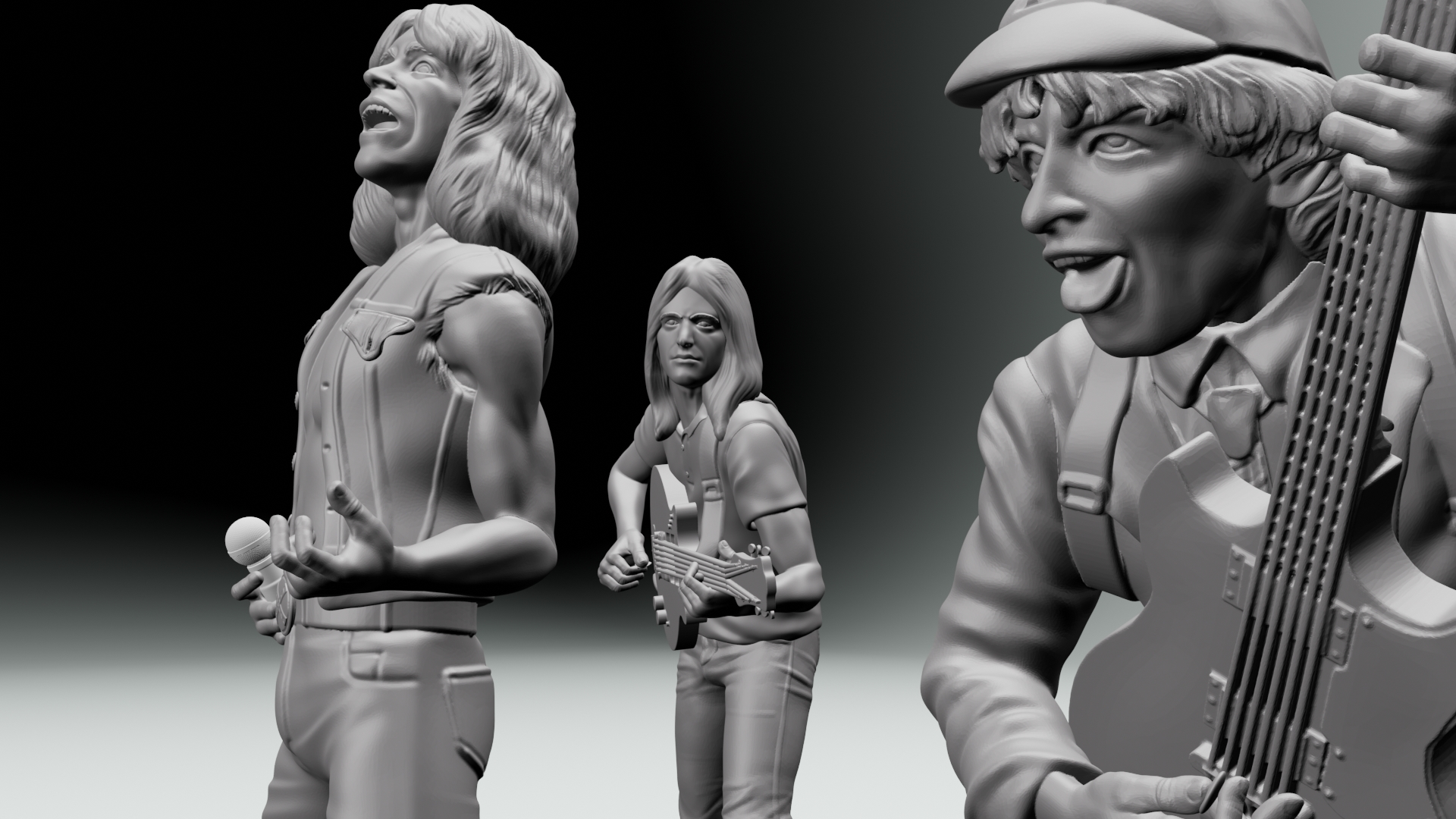 🎸 Angus young ACDC - 3dprinting・ STL File for ・Cults