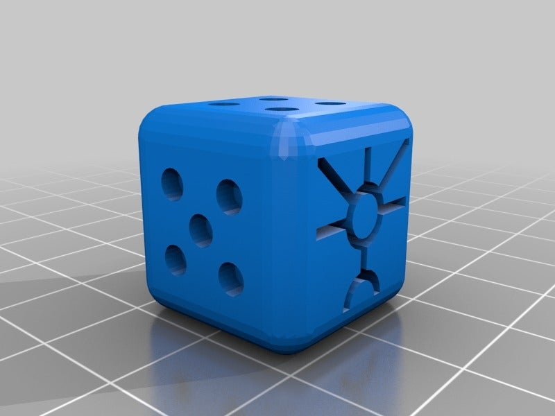 🎲 Necron dice warhammer 40k・Free STL File for ・Cults