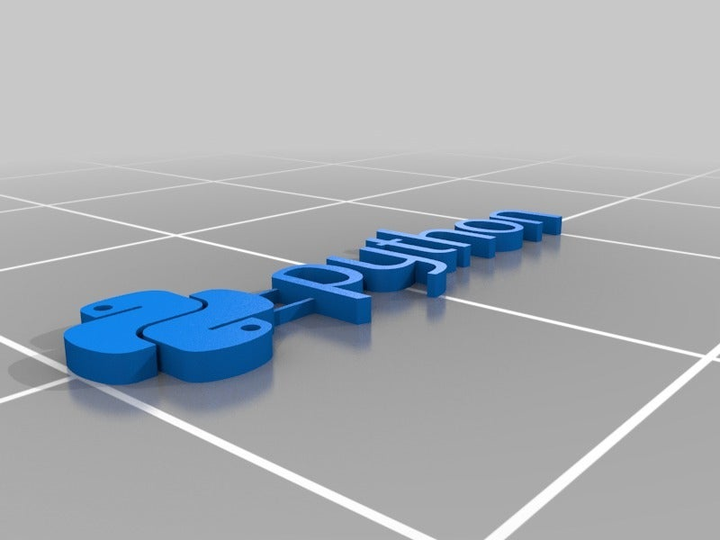 STL file Python Logo 🧑‍💻 ・Model to download and 3D print・Cults