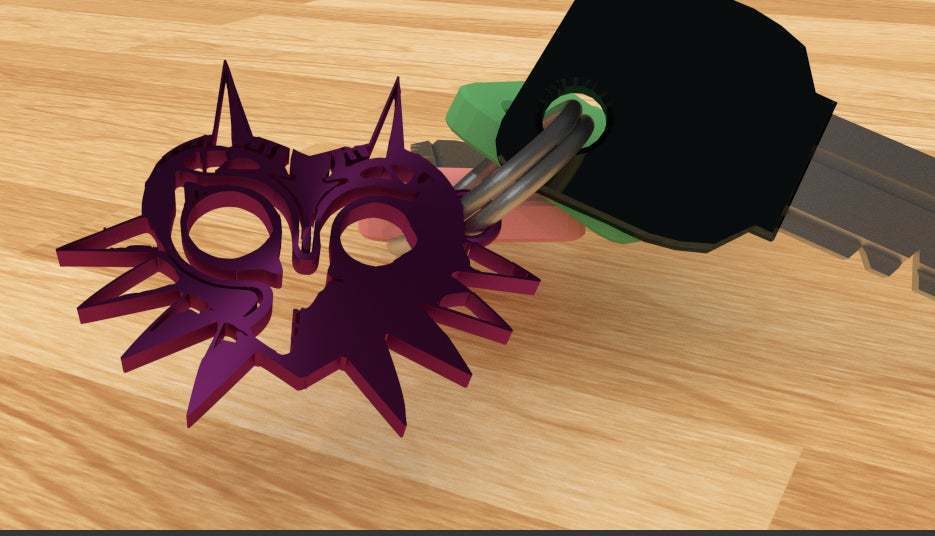 🗝️ Majora's Mask Keychain・ STL File for ・Cults