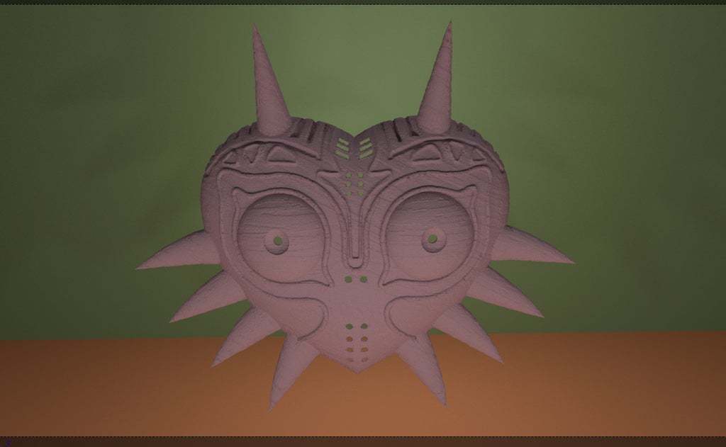 STL file Majora's Mask Cut in half 🎨 ・Template to download and 3D print ...