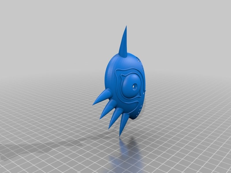 STL file Majora's Mask Cut in half 🎨 ・Template to download and 3D print ...