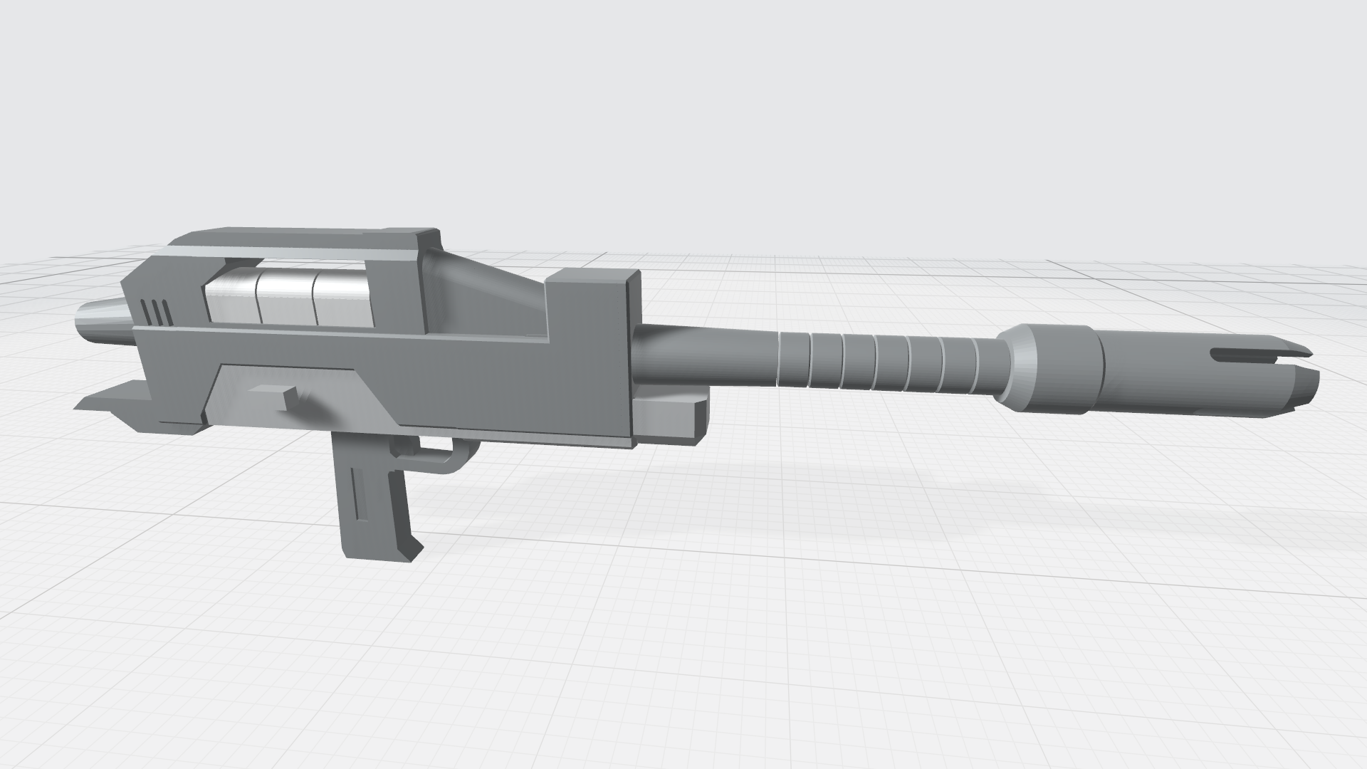 🤖 MHW02-Prototype Gundam Beam rifle 3D print file・ STL