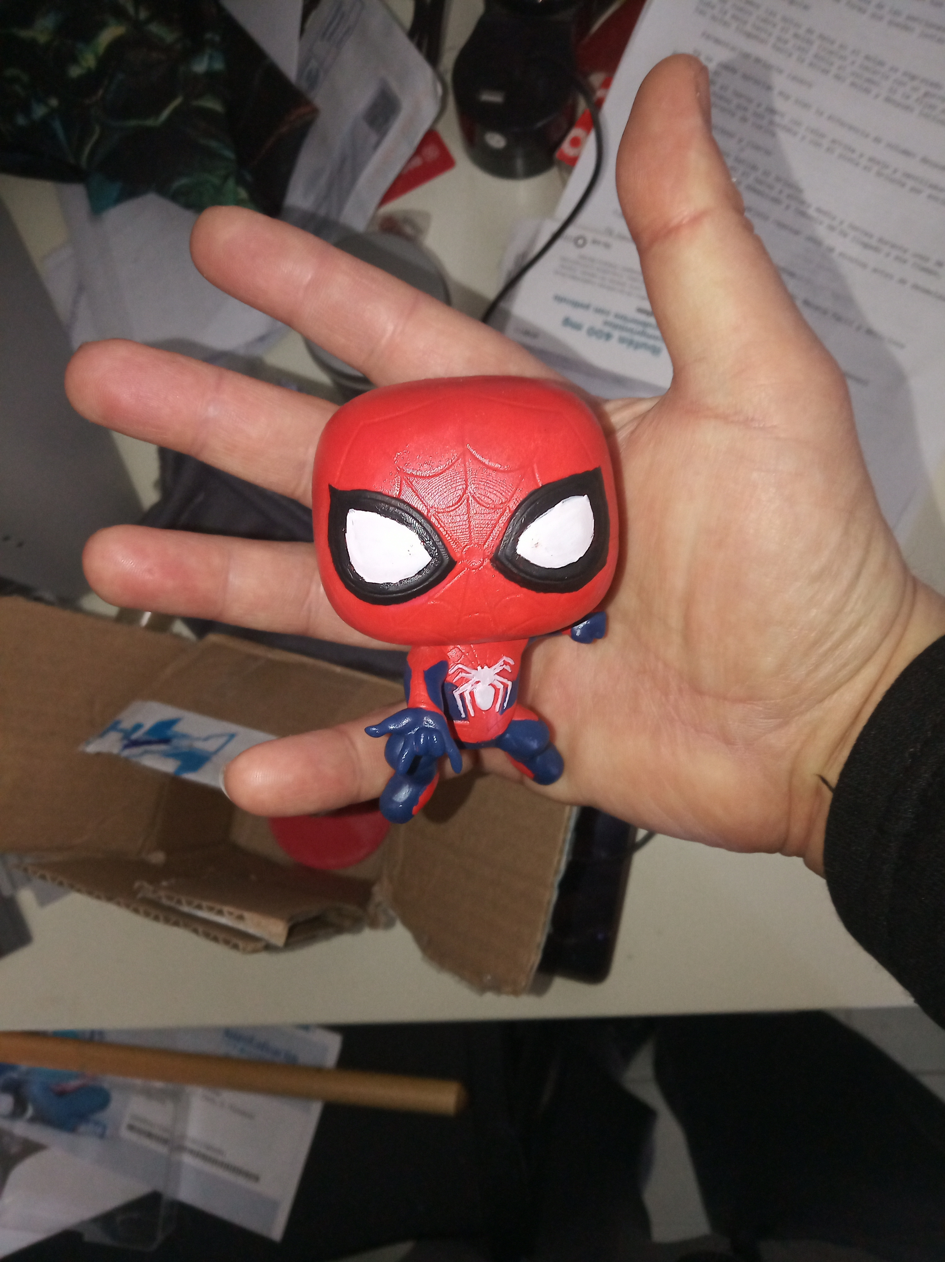 3D print funko spiderman • made with Anycubic photon・Cults