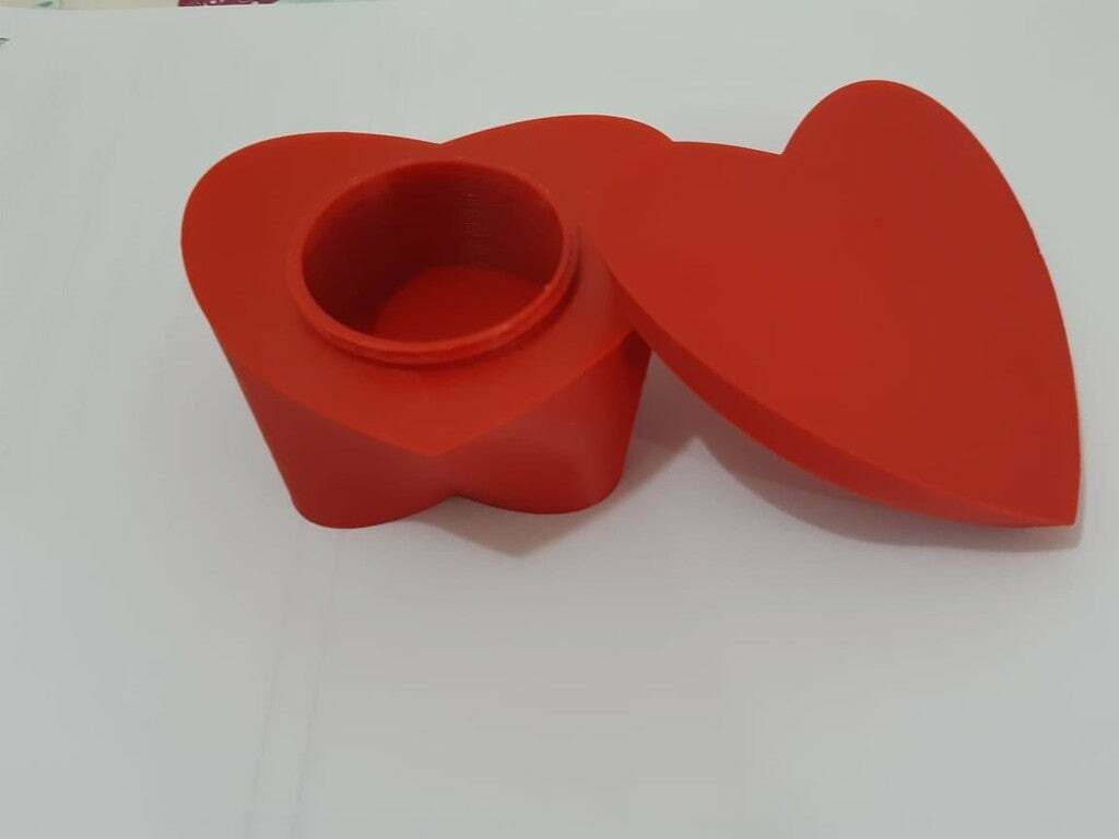 Heart Container 2d 💜 Heart container box・Free STL File for ・Cults