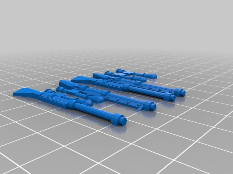 🔫 Steampunk Weapons: Double Musket (28mm Scale gun)・Free STL File for ...