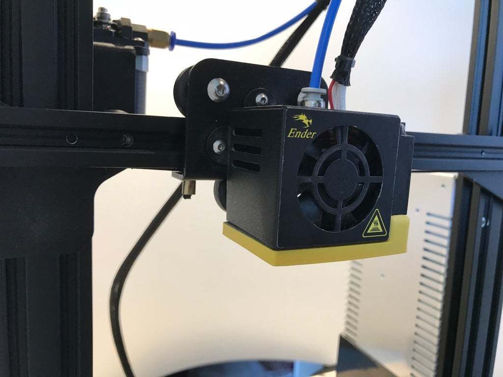 Free STL file Creality Ender 3 part cooling fan duct 🧞‍♂️ ・3D printing