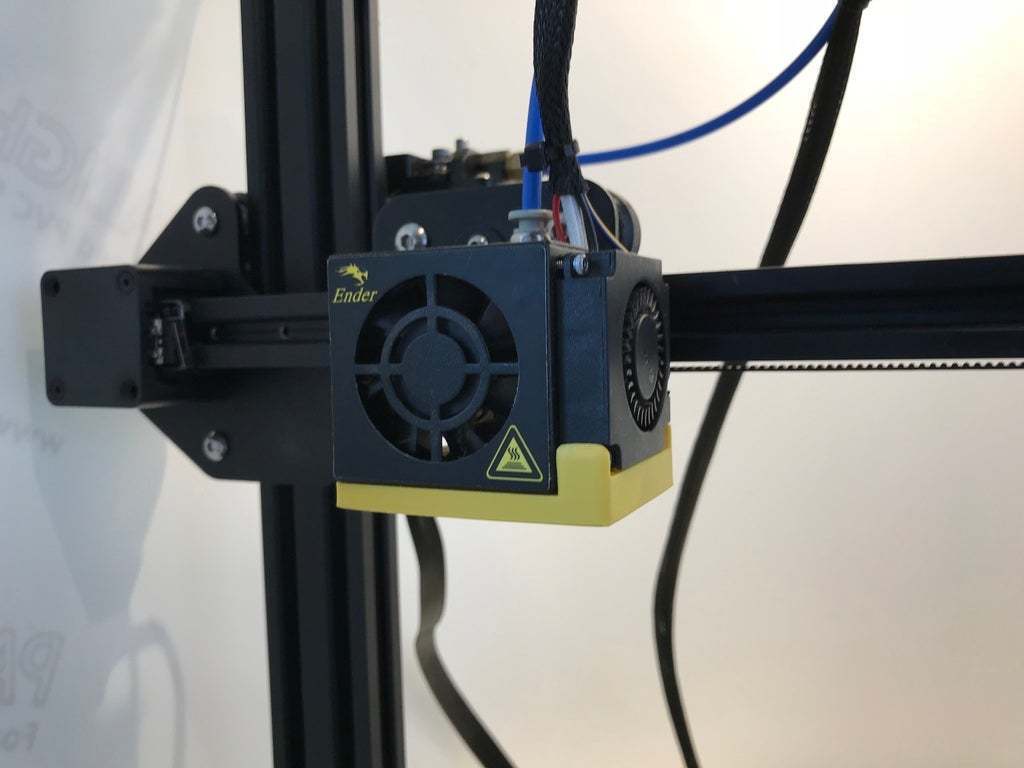 Free STL file Creality Ender 3 part cooling fan duct 🧞‍♂️ ・3D printing