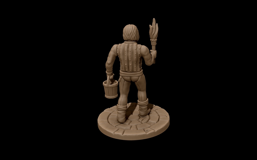 Base Model Villager 🧞♂️ Modular Villager・Free 3D File for ・Cults
