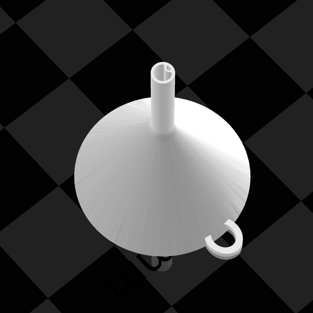 🧞‍♂️ smooth funnel with gas-backflow lane・ STL File for ・Cults