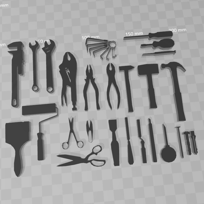 STL file tools set 🔧 ・3D printable model to download・Cults