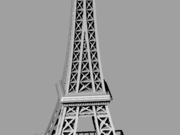 Tower stl. Эйфелева башня декорация. stl архитектура. эйфелева башня 3д ручкой шаблон.