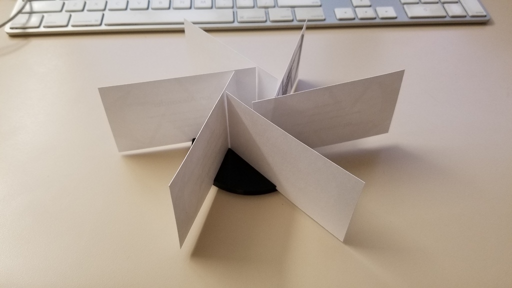 🏢 Aperture Business Card Holder・Archivo 3D Gratis para ・Cults