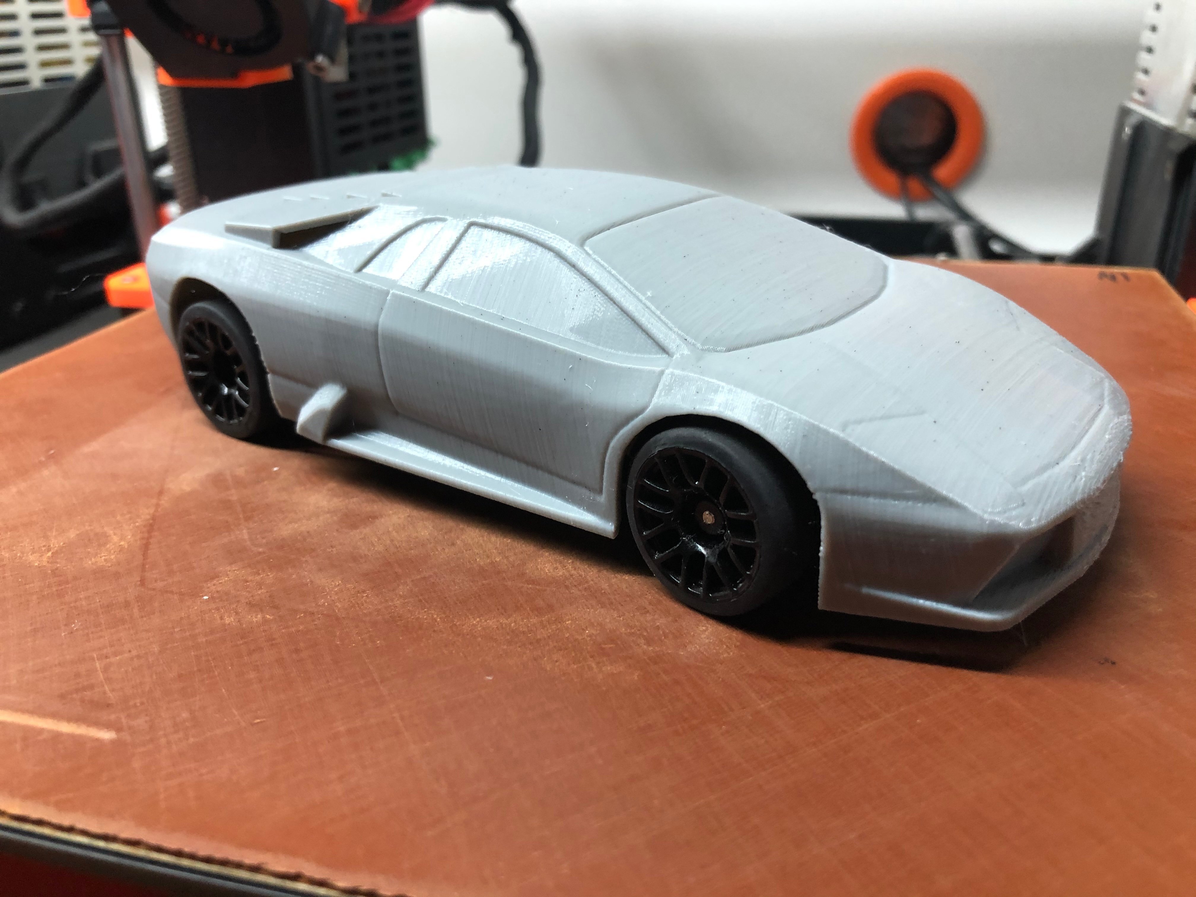 3d Printing Lamborghini Murcielago 98mm Miniz Body Cults