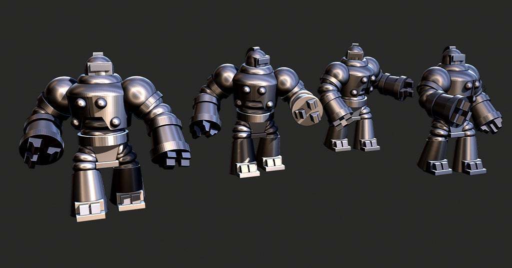 🤖 Wastewars - Titanotrons・Free STL File for 3D printing・Cults