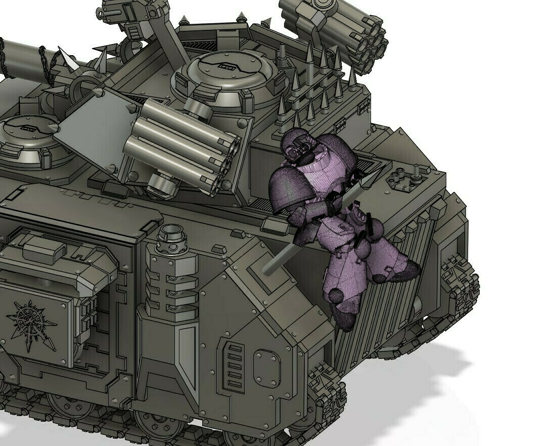 ⚔ Chaos Armour conversion kit・ STL File for ・Cults