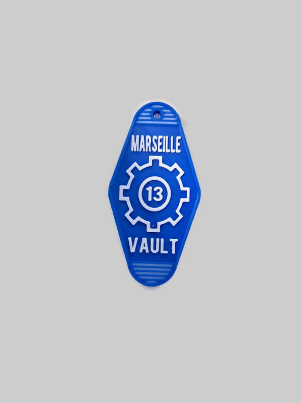 Free 3D file key fob Marseille vault fallout 🔑 ・3D printing idea to ...