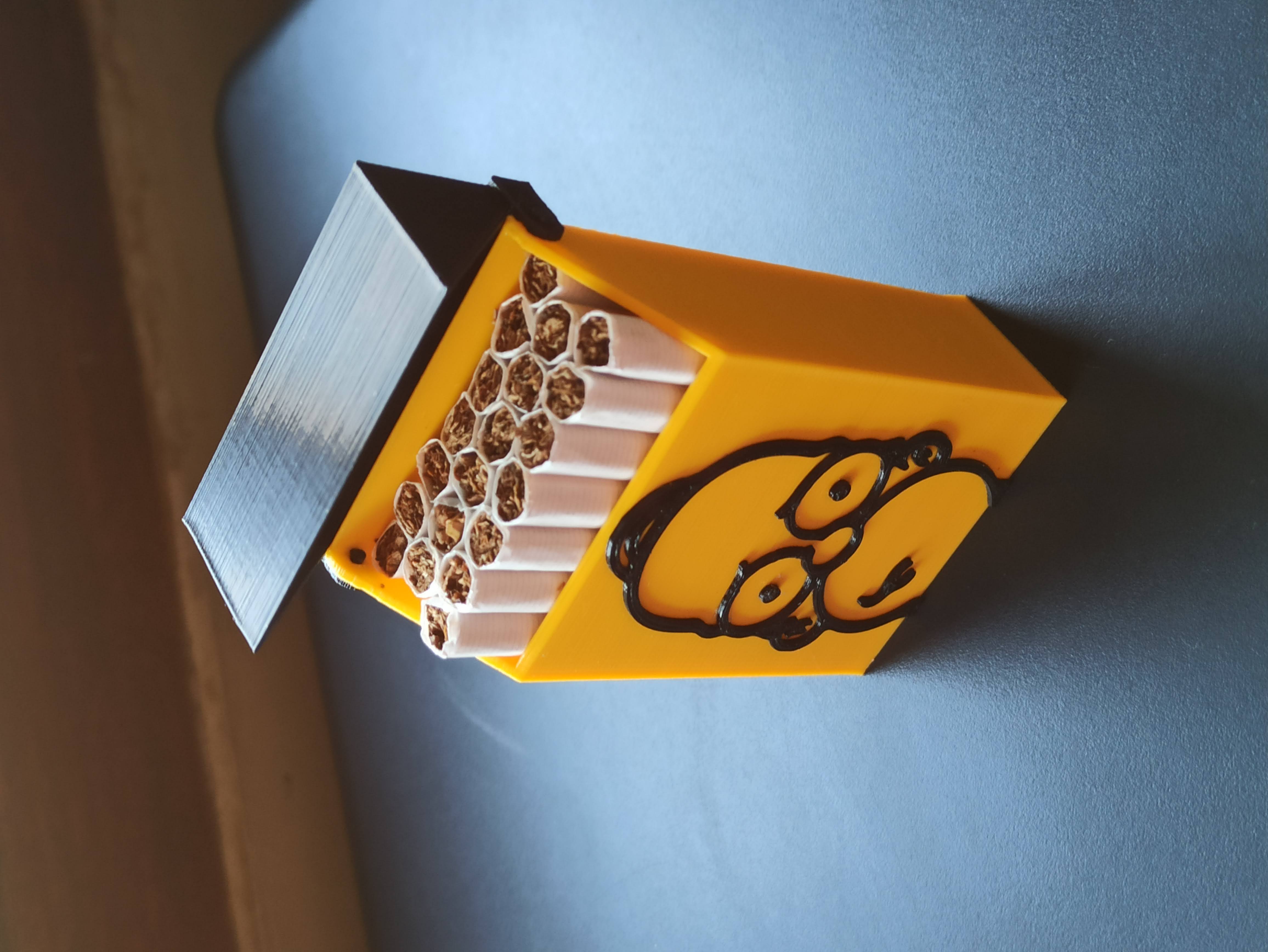 🚬 Homer Simpson cigarette box・ STL File for ・Cults
