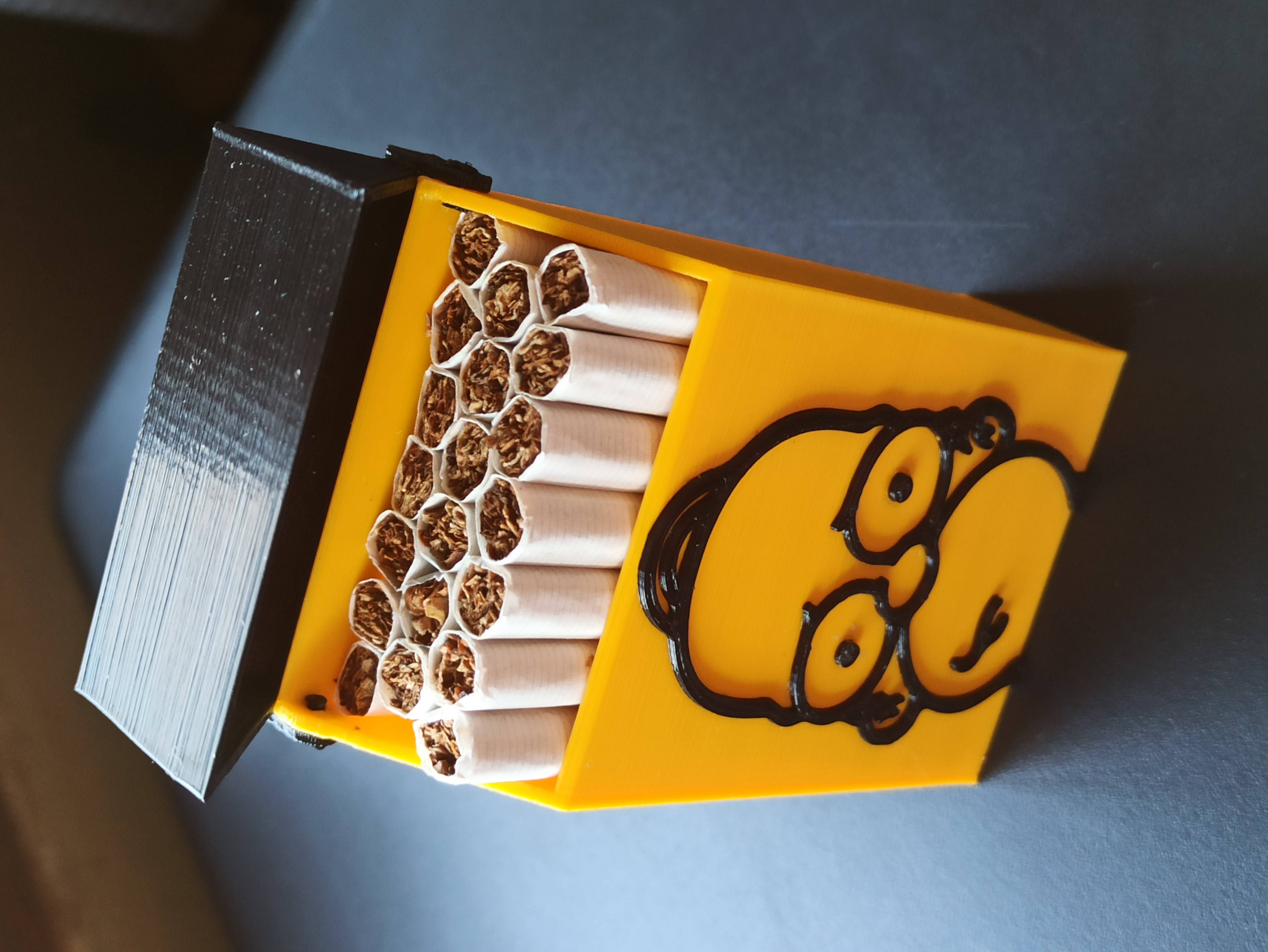 🚬 Homer Simpson cigarette box・ STL File for ・Cults