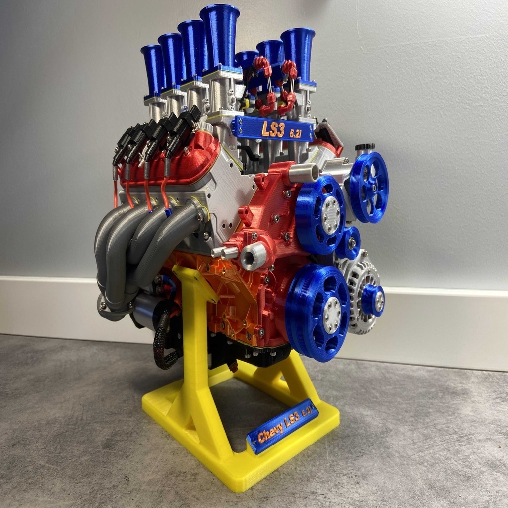 🎠 Chevy LS3 (13/16) / Alternateur additionnel・Fichier STL pour ・Cults
