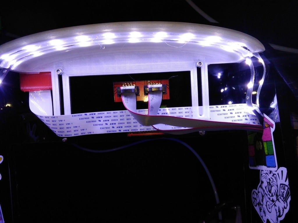 LED dual light strip hood Anet A6Free STL File for Cults LED dual light strip hood Anet A6Free STL File for Cults