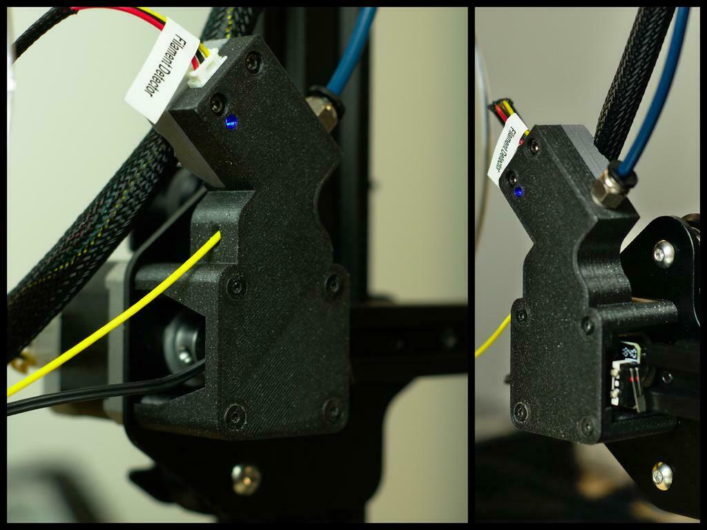 Free STL file CR10 - CR10S - Ender 3 x-limit switch and filament runout