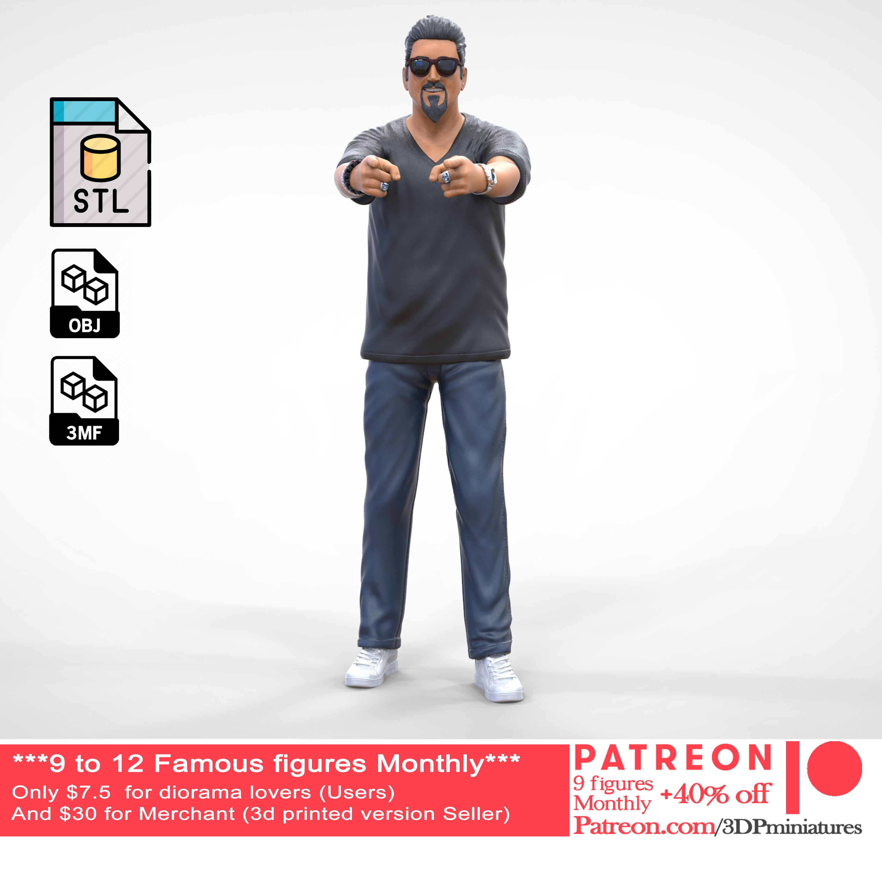 🚗 Richard Rawlings American entrepreneur・ STL File for ・Cults