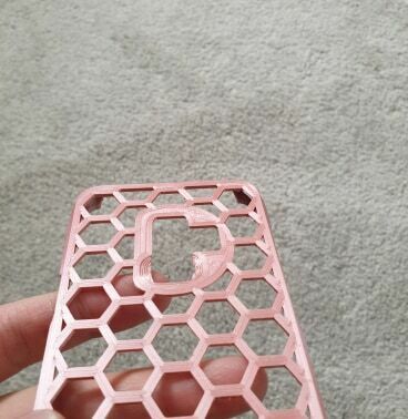 STL file SAMSUNG GALAXY S9 PHONE CASE - HONEYCOMB EFFECT 📞 ・Model to ...