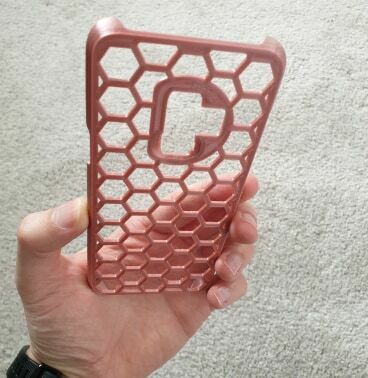 STL file SAMSUNG GALAXY S9 PHONE CASE - HONEYCOMB EFFECT 📞 ・Model to ...