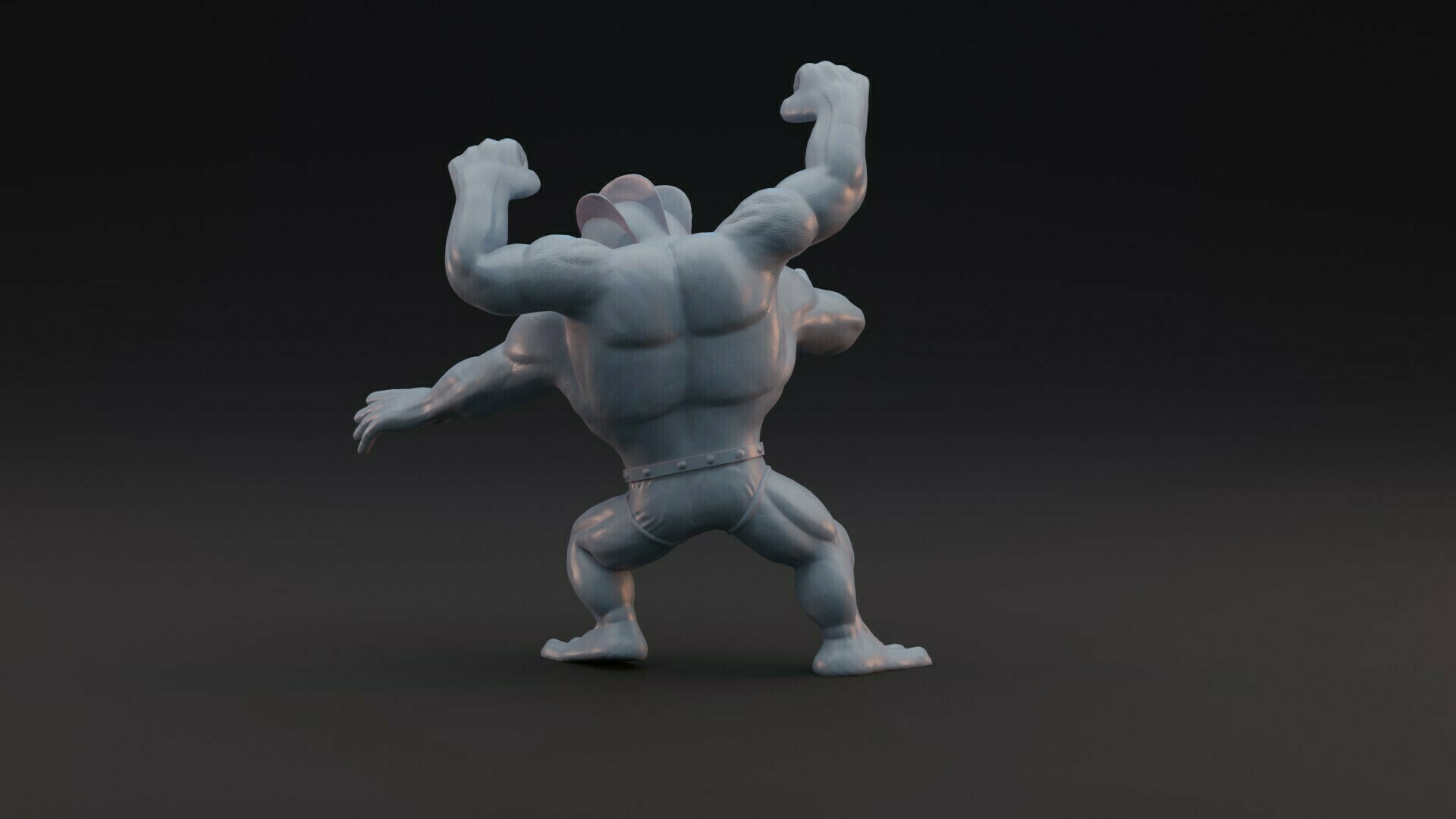 3D file Machamp - pre-supported Pokemon 🐉・Model to download and 3D ...