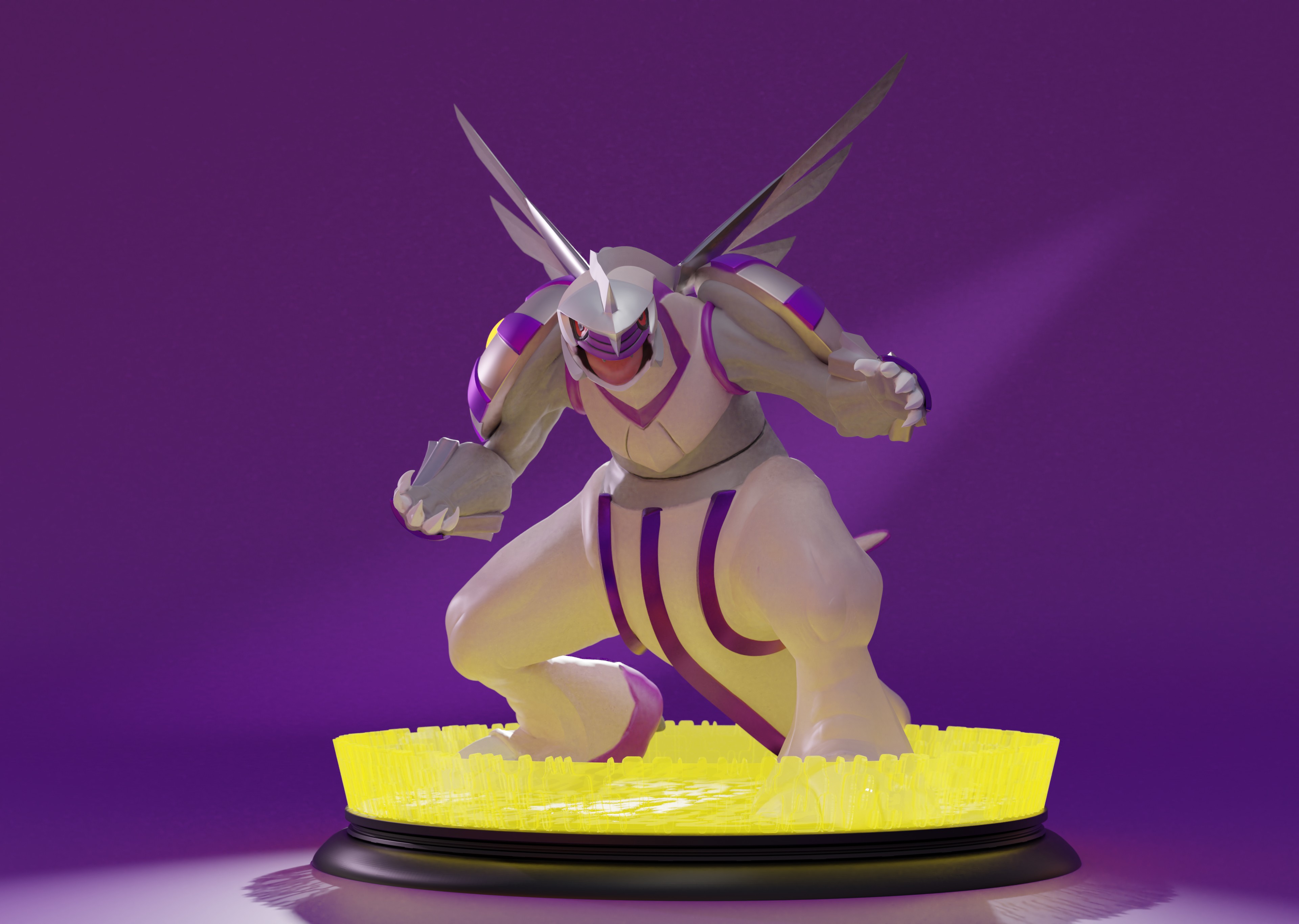 Palkia Figure by MyPokePrints (@MPPrints)