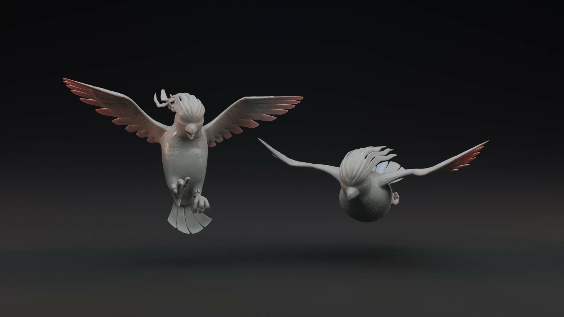 Pidgeot - 2 Poses, Figure by MyPokePrints (@MPPrints)