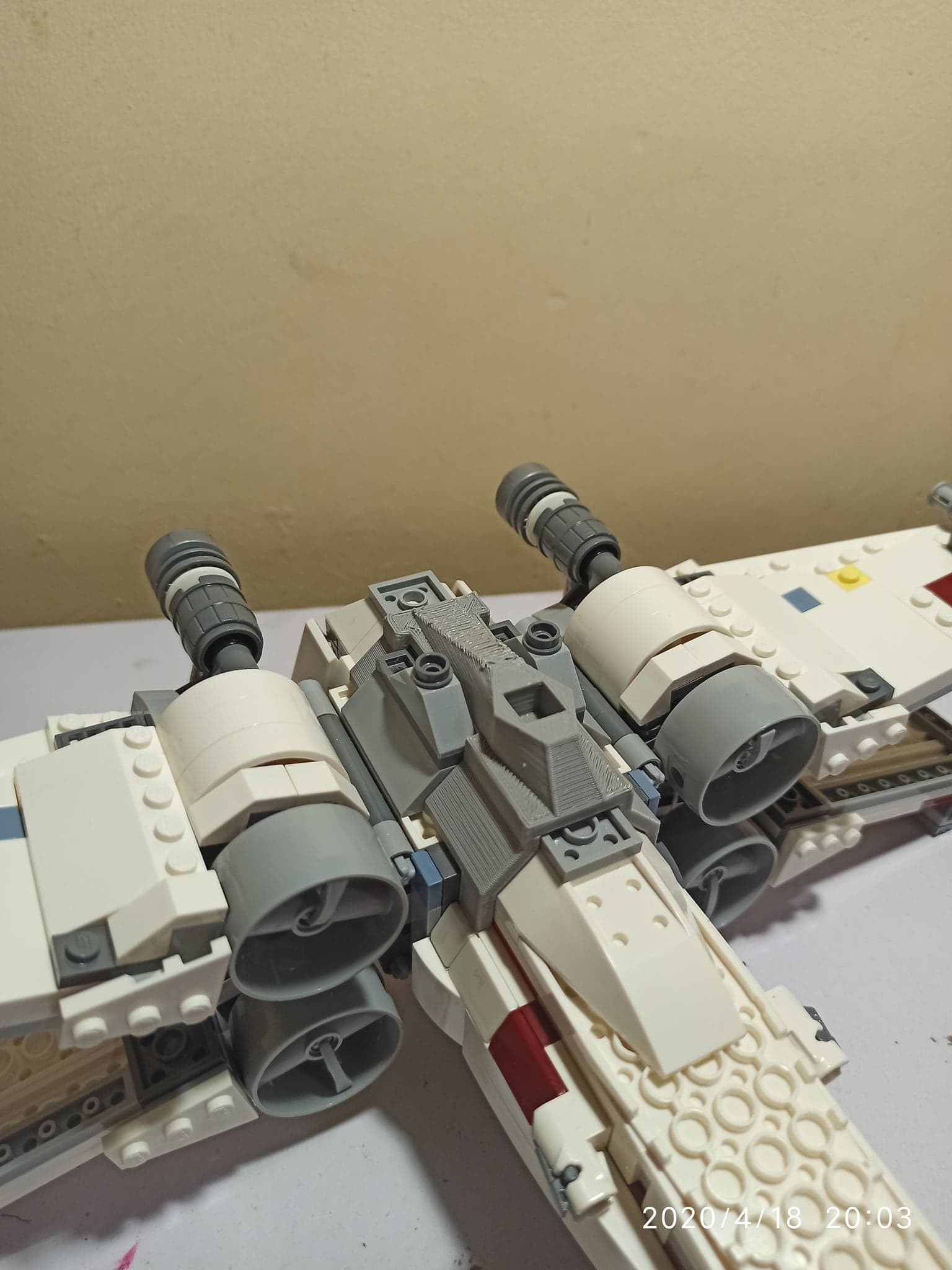 STL file Lego Xwing Stand / Lego X Wing Base 🚀 ・3D print design to ...