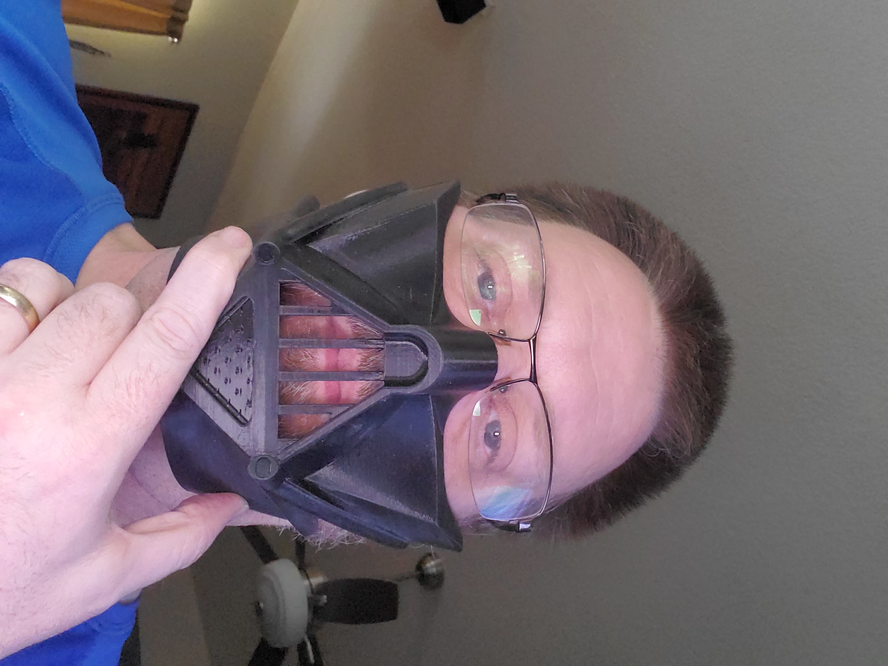 3D printed Darth Vader Face Mask • made with Power Spec Duplicator i3 ...