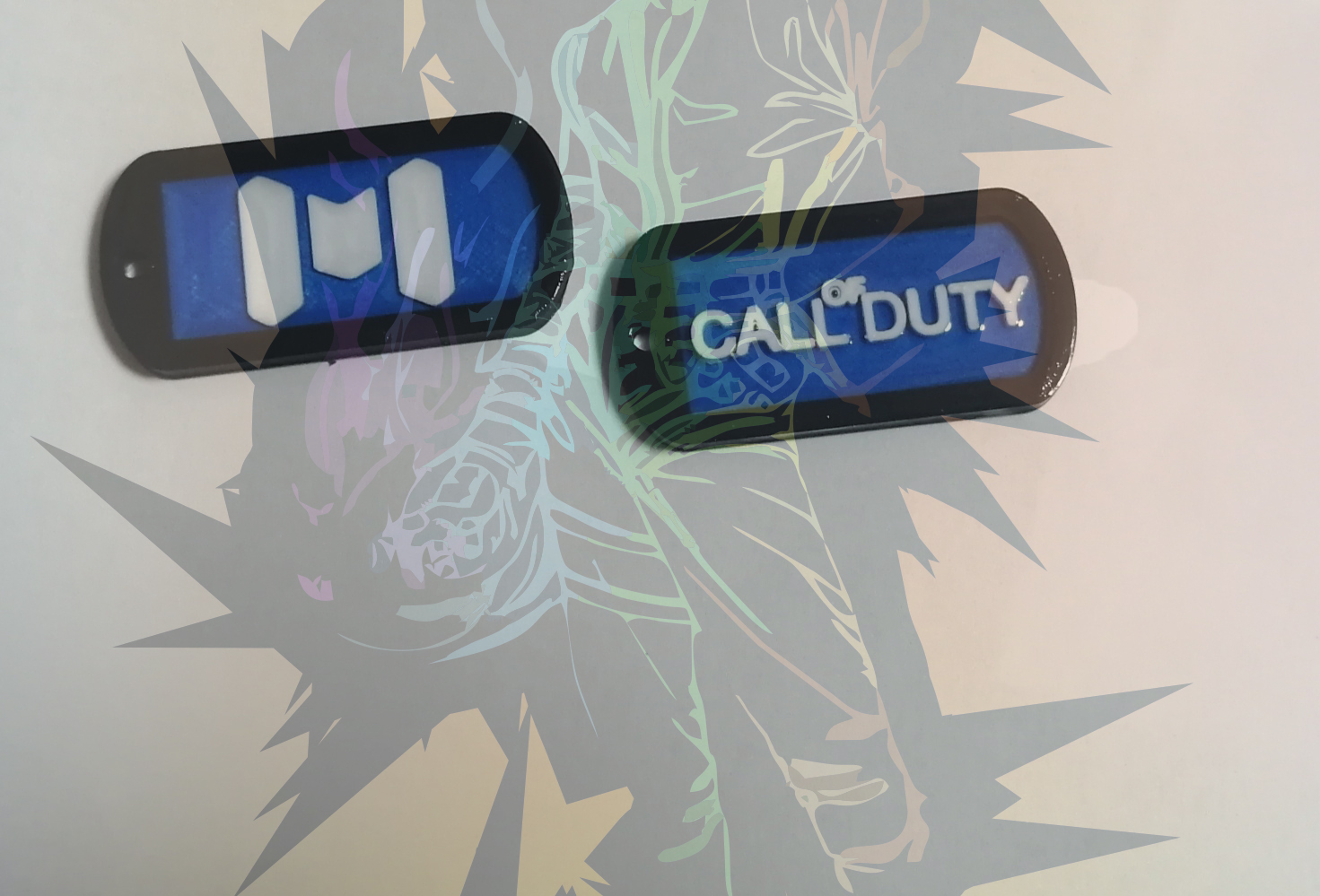 Codm Keychain Файл STL CALL OF DUTY KEYCHAIN 🤙 (GCODE)・Модель 3D-принтера для ...
