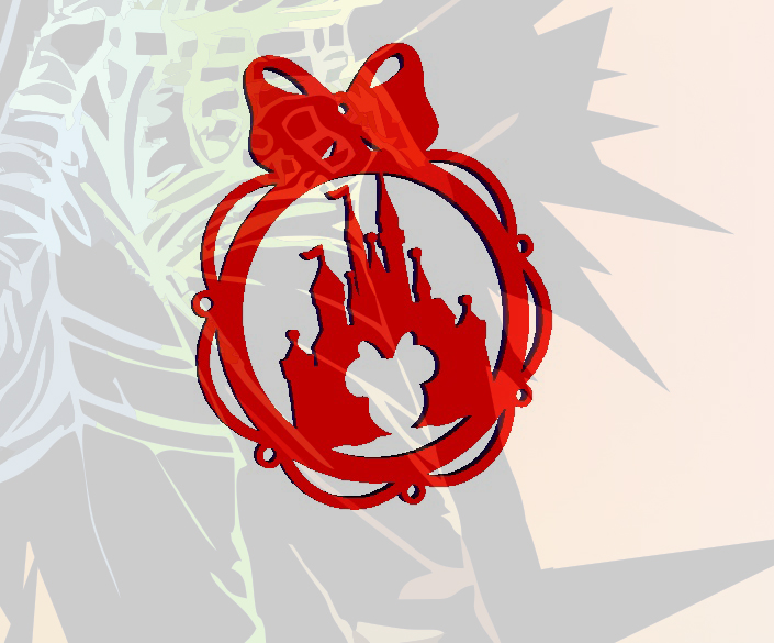 3D file DISNEY CHRISTMAS ORNAMENT 🎄 ・3D print design to download・Cults